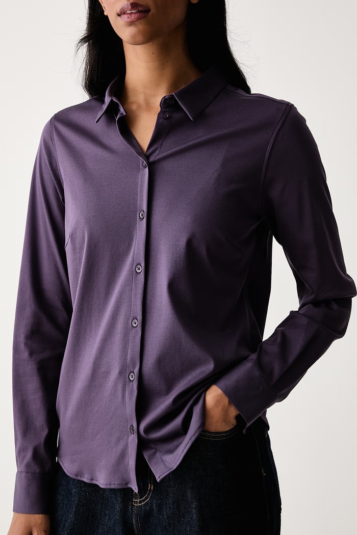 Cămașă pentru femei din bumbac Mos Mosh 131660 violet