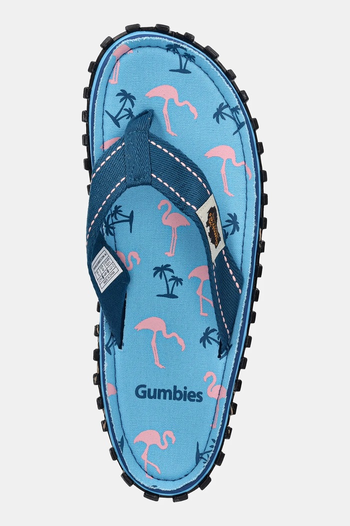 Încălțăminte Gumbies Slapi FLAMINGO G.IS.WN.FLA albastru