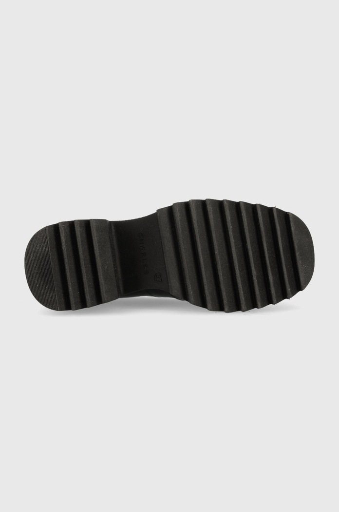 Charles Footwear czółenka skórzane Kiara Kiara.Loafer czarny
