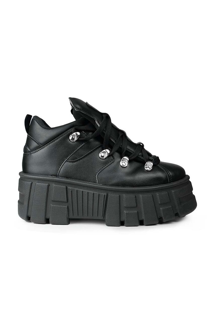 Sneakers boty Altercore Logan platforma černá Logan.BLACK