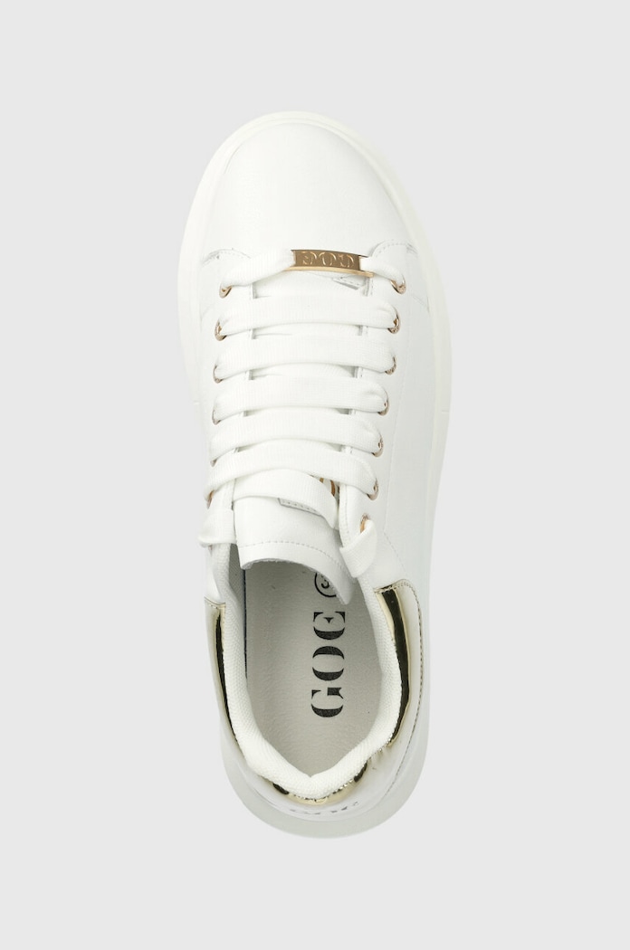Kožené sneakers boty GOE bílá LL2N4011