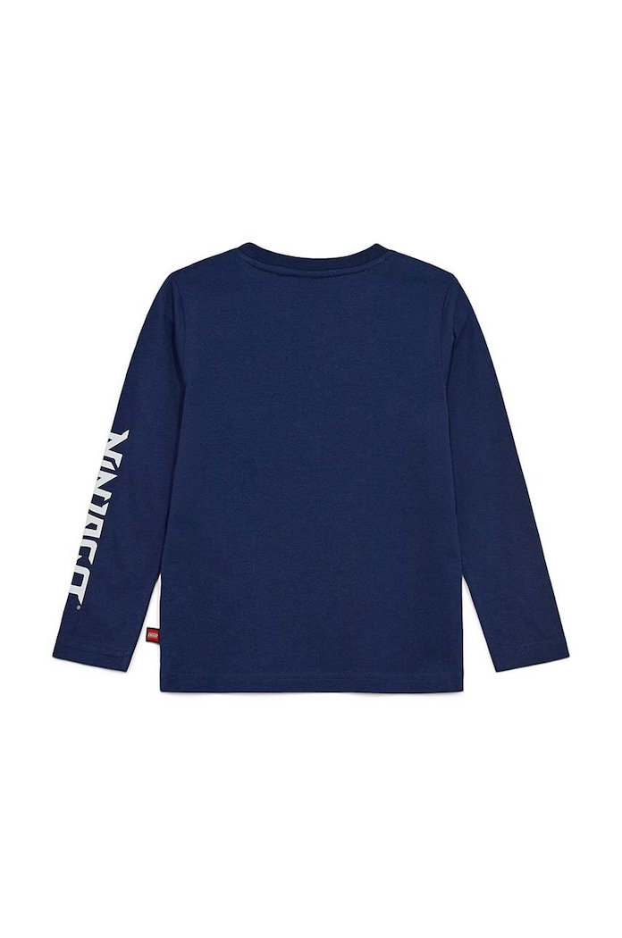 Lego longsleeve bawełniany dziecięcy 12011099 granatowy ZS24