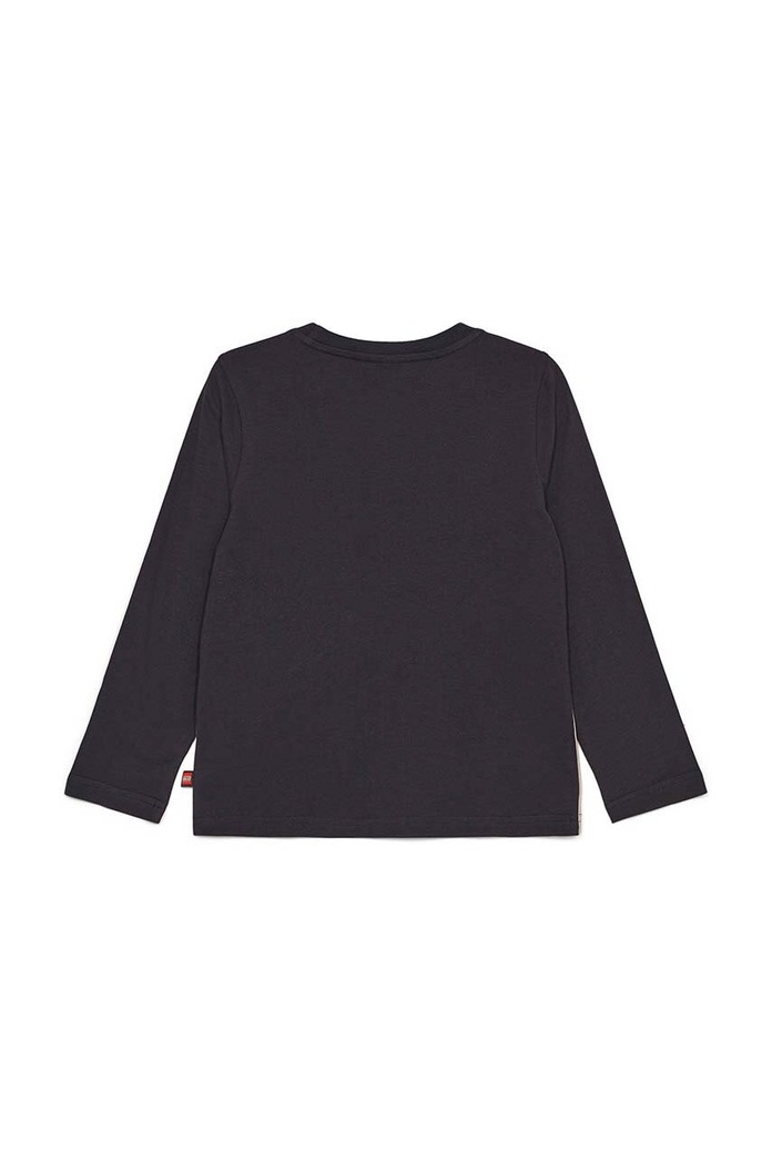 Lego longsleeve bawełniany dziecięcy 12011122 czarny ZS24