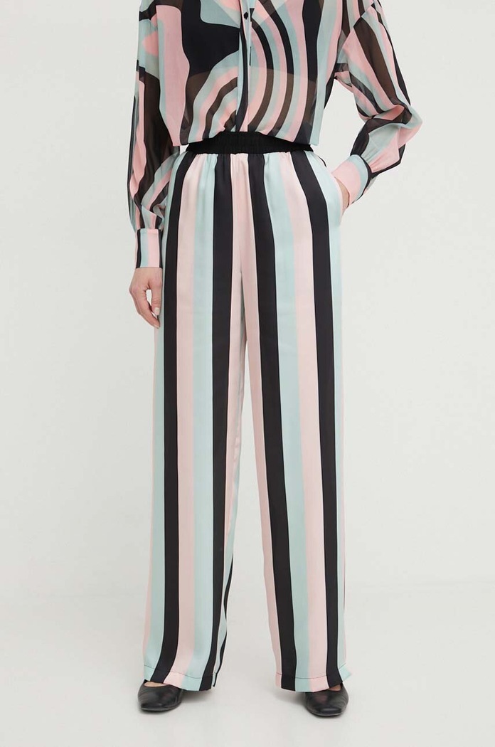 Silvian Heach pantaloni drept multicolor GPP24449PA