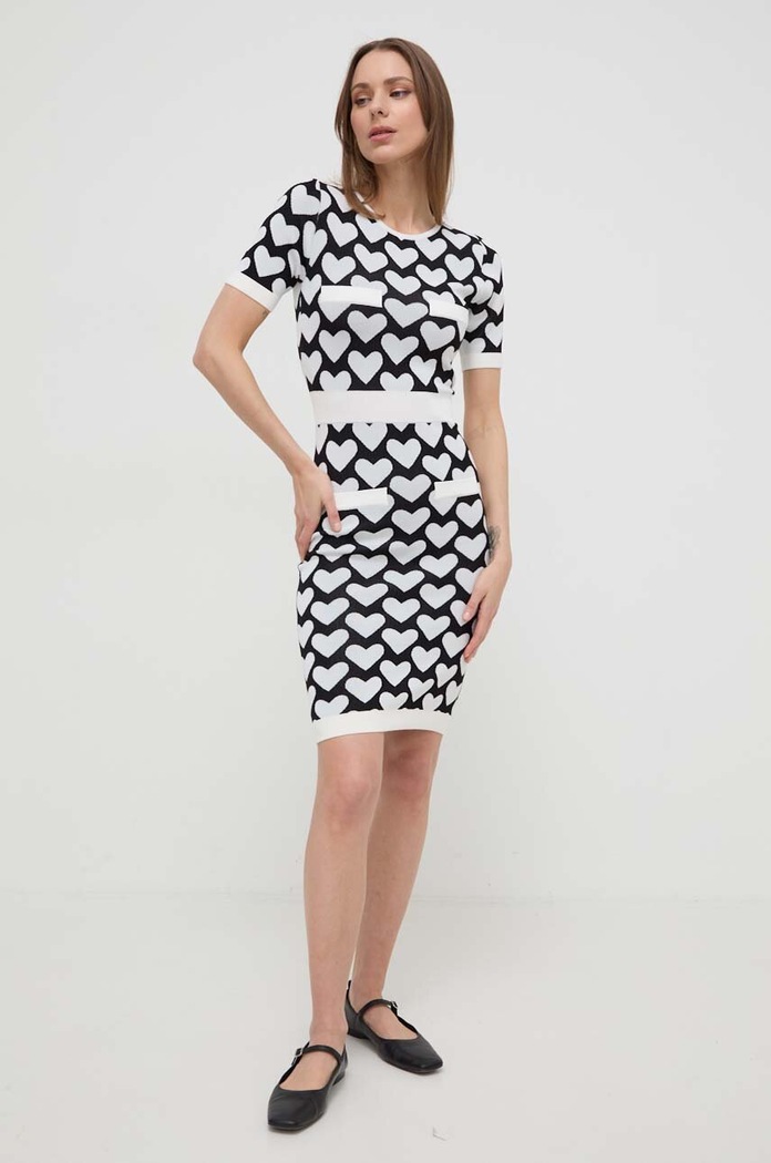 Silvian Heach rochie GPP24479VE negru ZS24