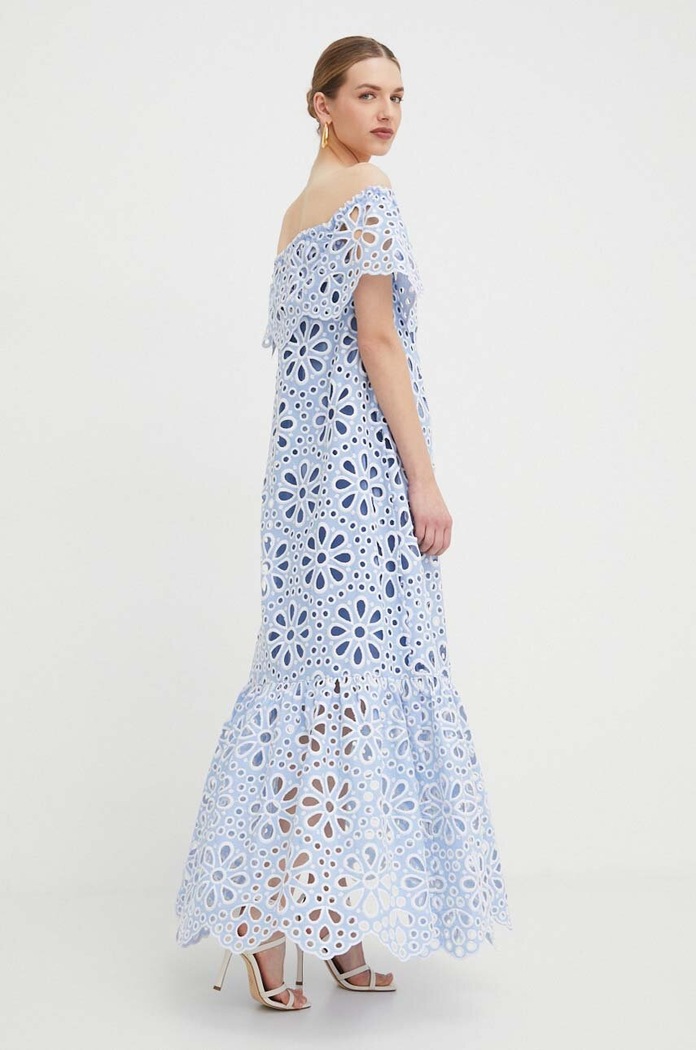 Silvian Heach Rochie din bumbac GPP24411VE albastru ZS24