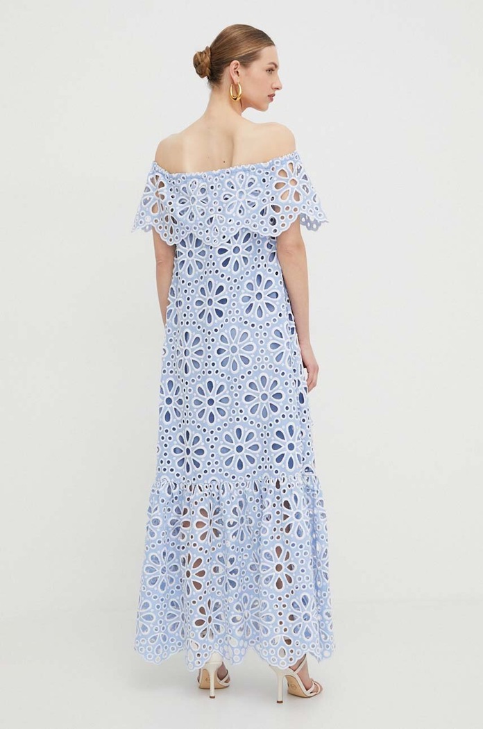 Îmbrăcăminte Silvian Heach Rochie din bumbac GPP24411VE albastru
