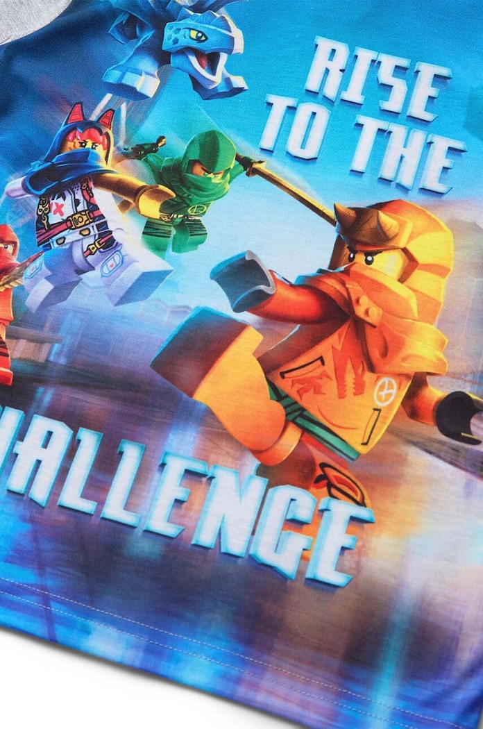 Αγορίστικα Παιδικό μπλουζάκι Lego x LEGO Ninjago 12011268 γκρί