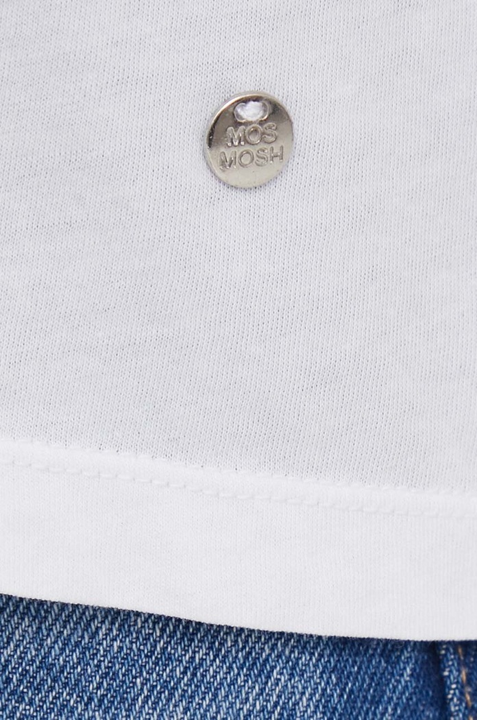 Mos Mosh t-shirt bawełniany 160840 fioletowy
