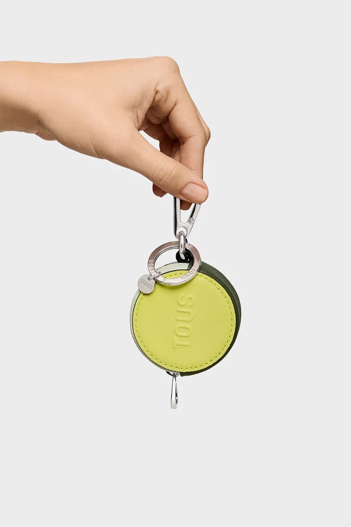 Accesorii Tous breloc de piele LLAVEROS 2002206639 verde