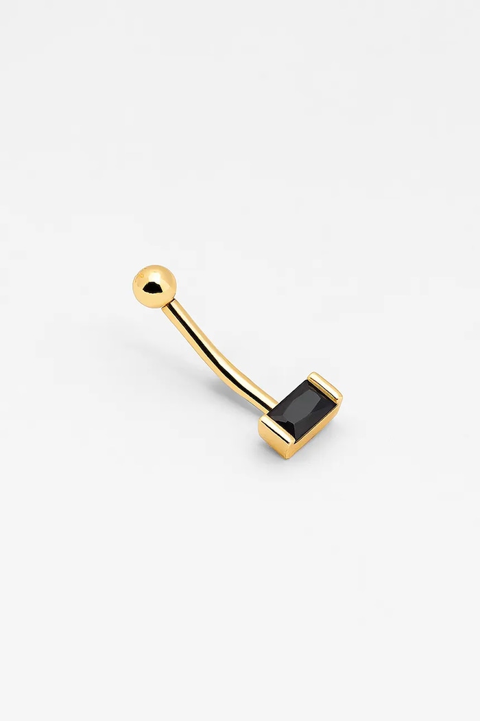 Pozlacená náušnice do pupíku ANIA KRUK ROCK IT SRUKC2821Z zlatá ZS25