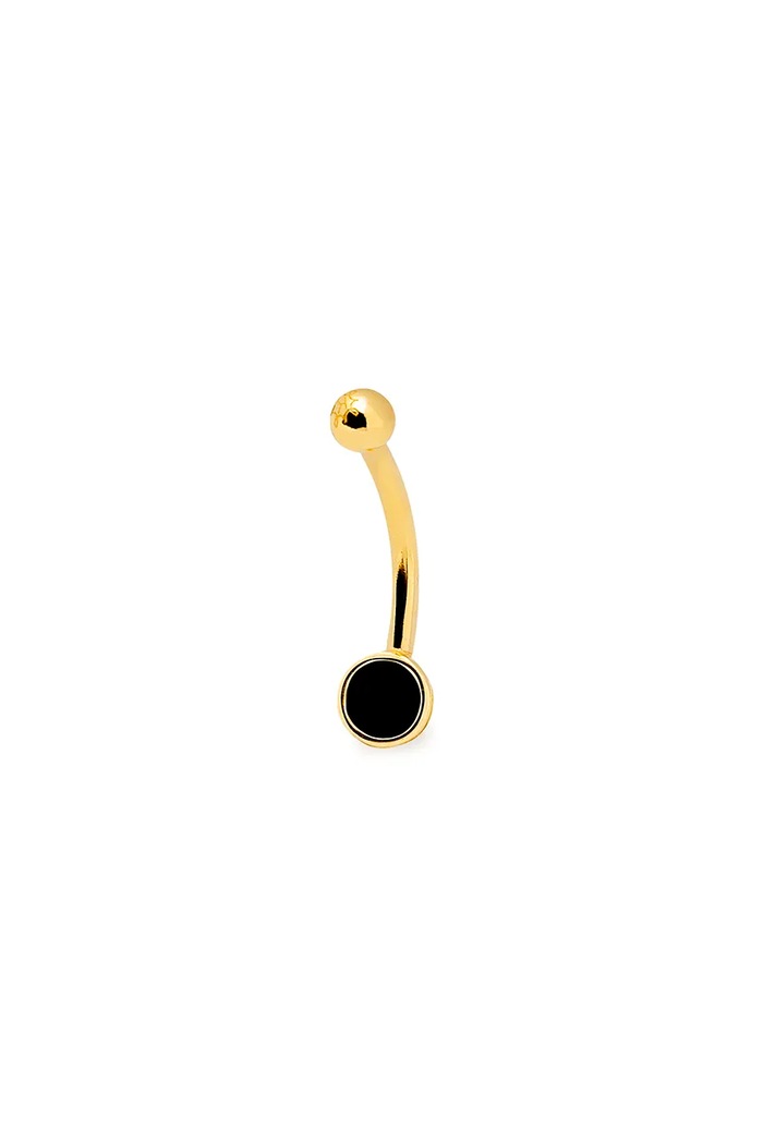 Pozlátený piercing do pupka ANIA KRUK ROCK IT striebro zlatá SRUKE2861Z