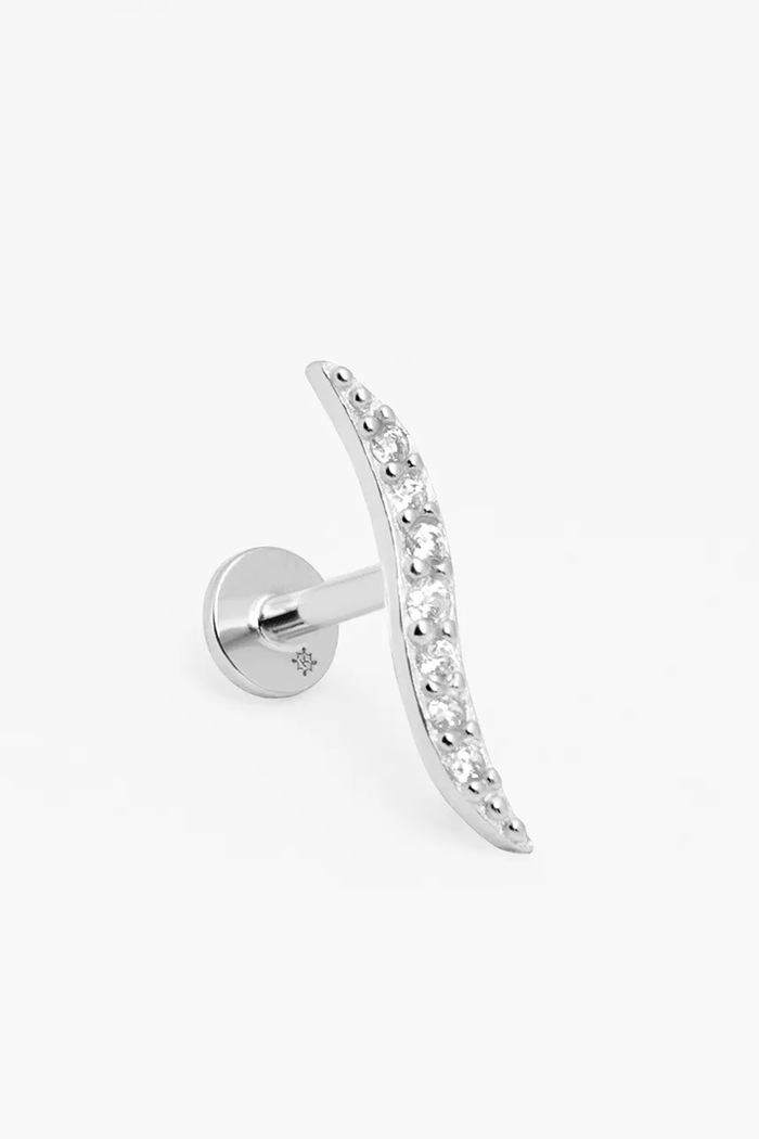 Srebrna piercing naušnica ANIA KRUK SRUKC2402 srebrna ZS25