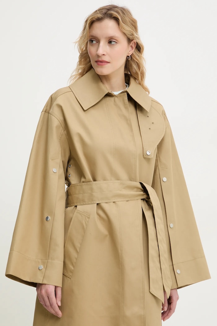 Day Birger et Mikkelsen cappotto in cotone Lior verde DAY65243712
