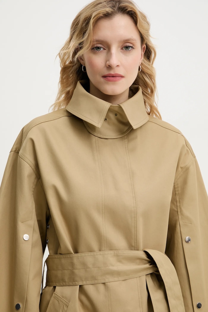 Day Birger et Mikkelsen cappotto in cotone Lior DAY65243712 verde