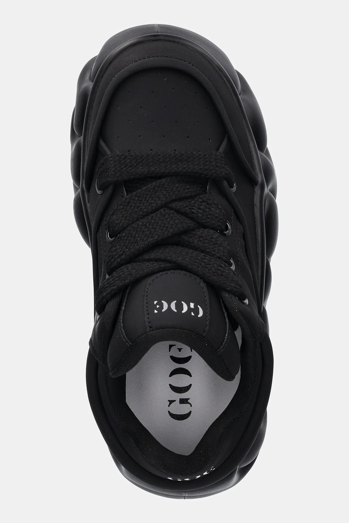 GOE sneakersy nubukowe czarny RR2N4044