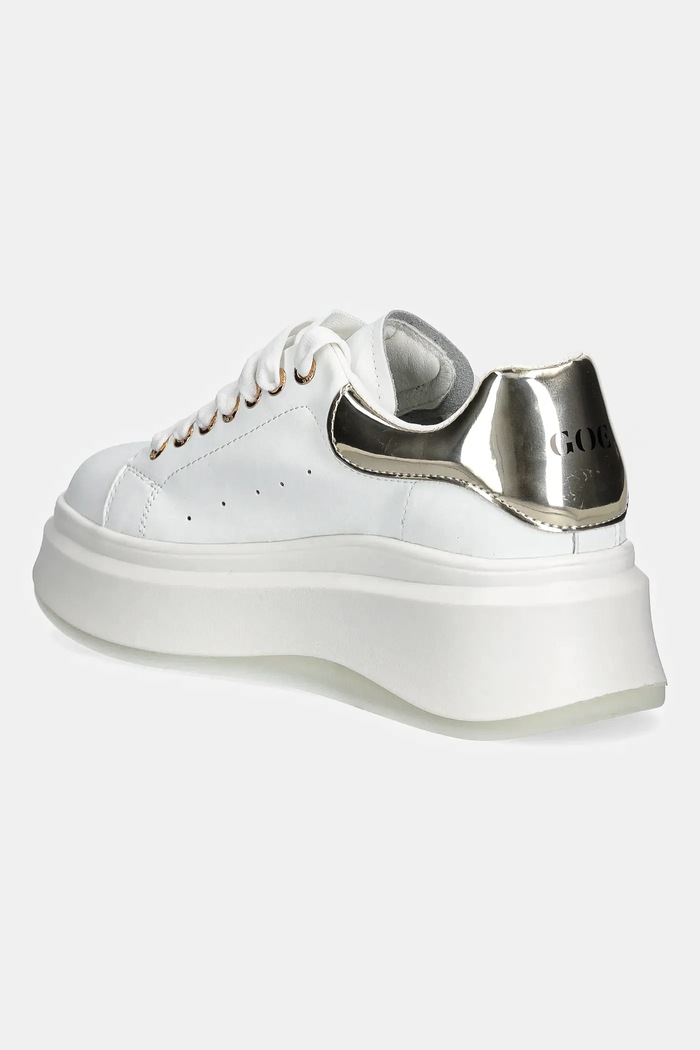 Încălțăminte Goe Sneakers din piele NN2N4031 alb