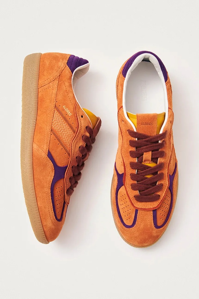 Obuwie Alohas sneakersy zamszowe Tb.490 S100471.06 pomarańczowy