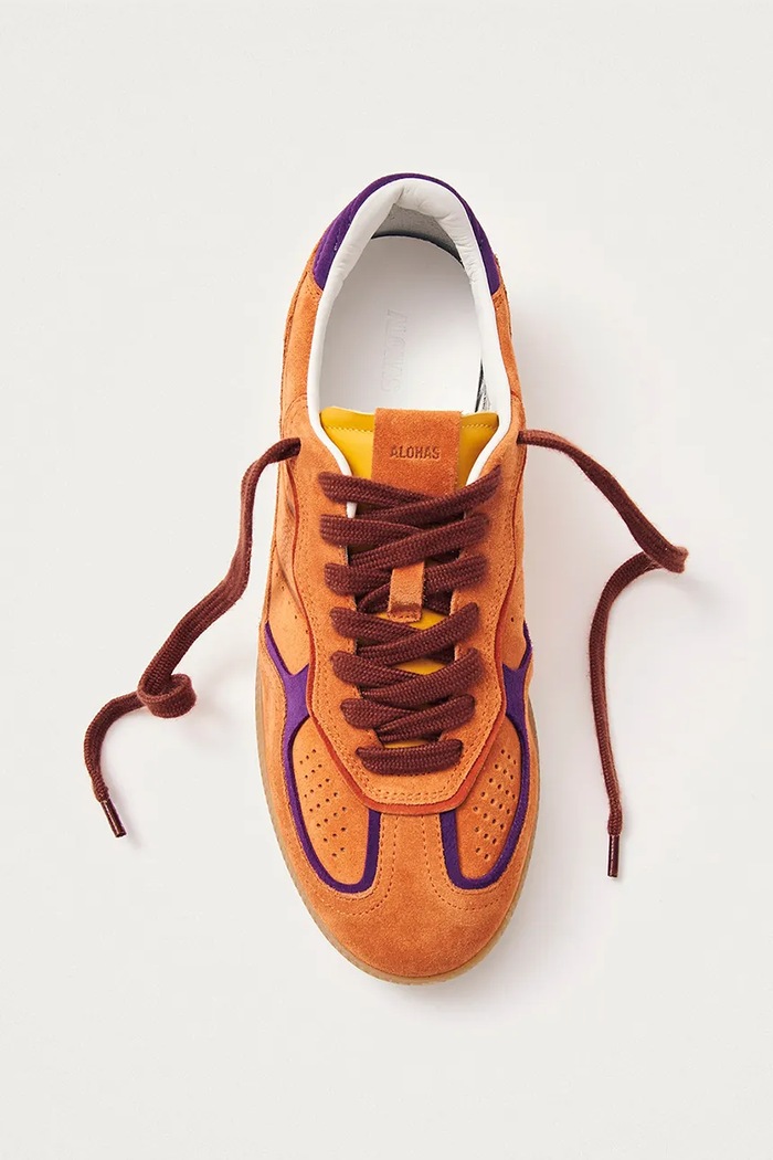 Alohas sneakersy zamszowe Tb.490 pomarańczowy S100471.06