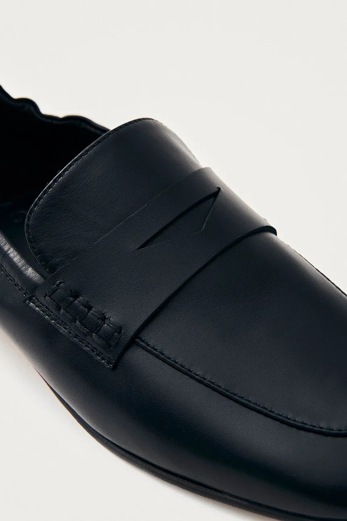 Scarpe Alohas mocassini in pelle Milada S100563.01 nero