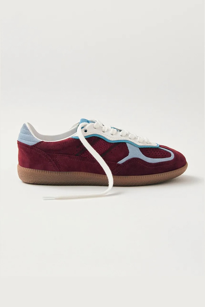 Alohas sneakers din piele întoarsă Tb.490 piele întoarsă burgundia S100471.11