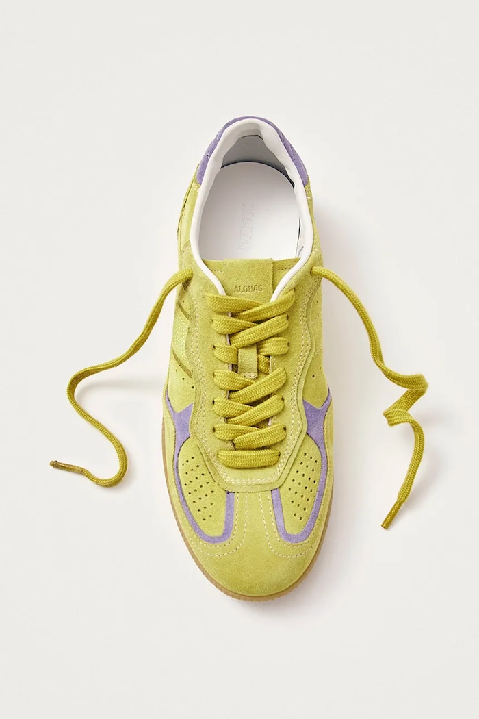 Alohas sneakers in camoscio Tb.490 giallo S100471.08