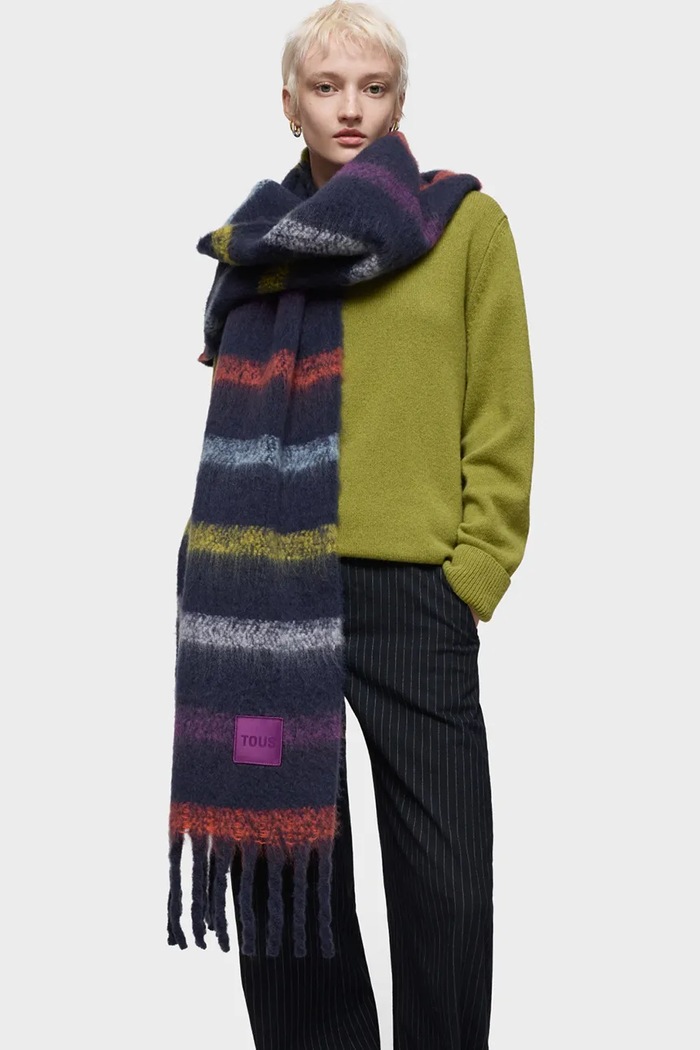 Akcesoria Tous Szalik TEXTIL 2002138334 granatowy