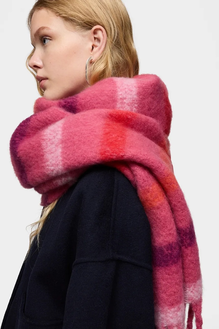 Tous szalik TEXTIL różowy 2002138325