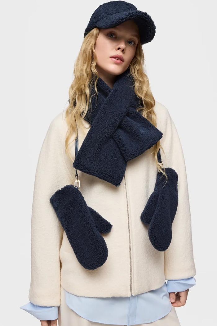 Tous fular TEXTIL 2002190433 bleumarin