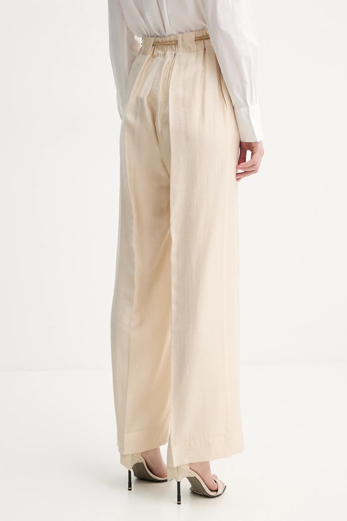 Odzież Blugirl Blumarine spodnie RA5125.T2948 beżowy