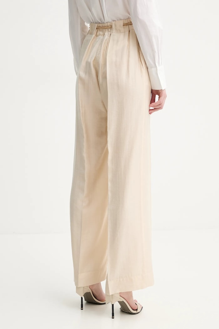 Odzież Blugirl Blumarine spodnie RA5125.T2948 beżowy