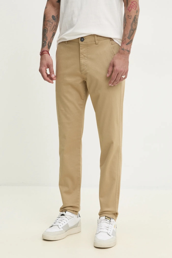 Nohavice Solid ERICO chinos zelená 21107652.171022