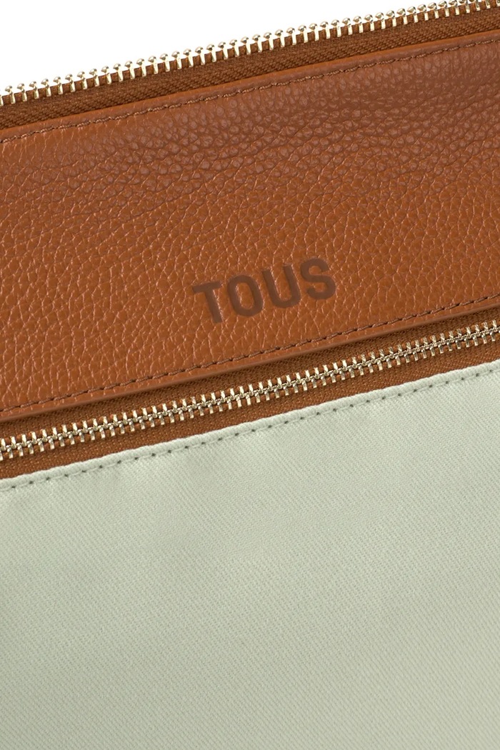 Accesorii Tous geantă de piele BUCKLES 2002189243 maro