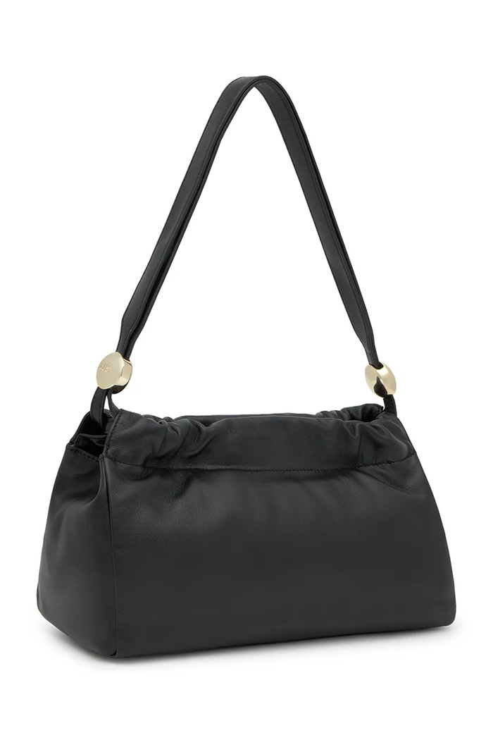 Tous geantă de piele GLOSS 2002190051 negru ZS25