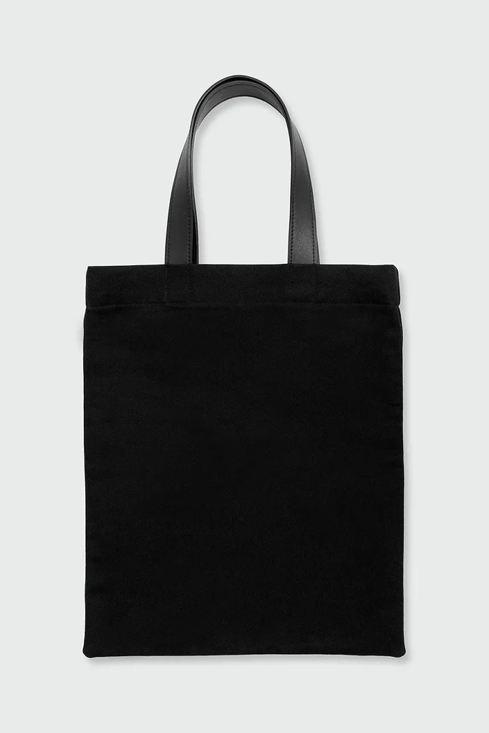 Bombažna torba MUUV. ICONE torba.shopper.ICONE črna ZS25