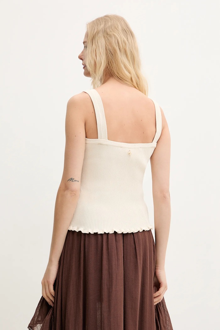 Ρούχα Top Silvian Heach ZAUKA GPP25035TO μπεζ