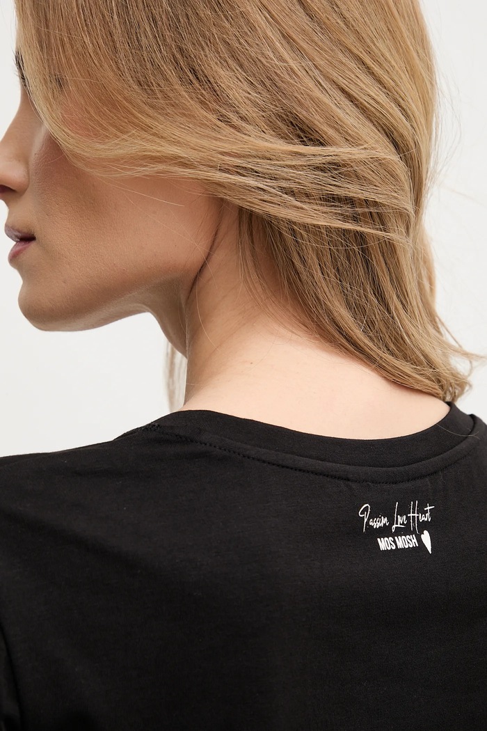 Mos Mosh t-shirt in cotone 168510 nero