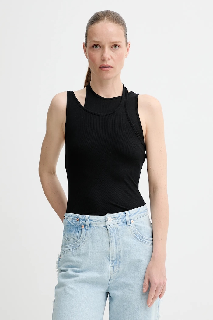 Alohas top Eos uni negru R100545