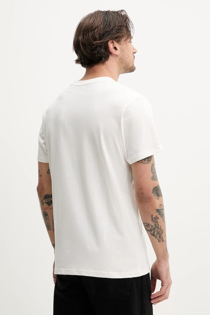 Îmbrăcăminte Solid tricou din bumbac PEI 21108607.114201 bej