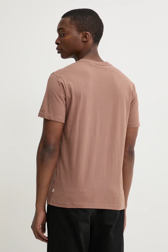 Abbigliamento Solid t-shirt in cotone OWENS 21108510.181314 marrone