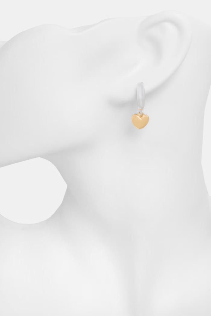 Accesorii Tous cercei din argint placați cu aur 1004567800 argintiu