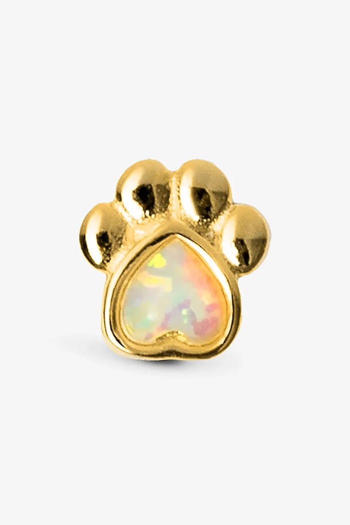 ANIA KRUK cercel piercing pentru femei, din argint placat cu aur cu opal ROCK IT SRUKY3459Z aur ZS26
