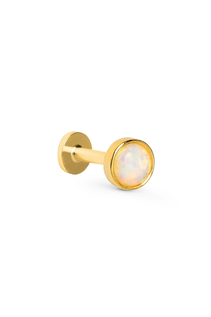 ANIA KRUK cercel piercing pentru femei, din argint placat cu aur cu opal ROCK IT aur SRUKY3449Z