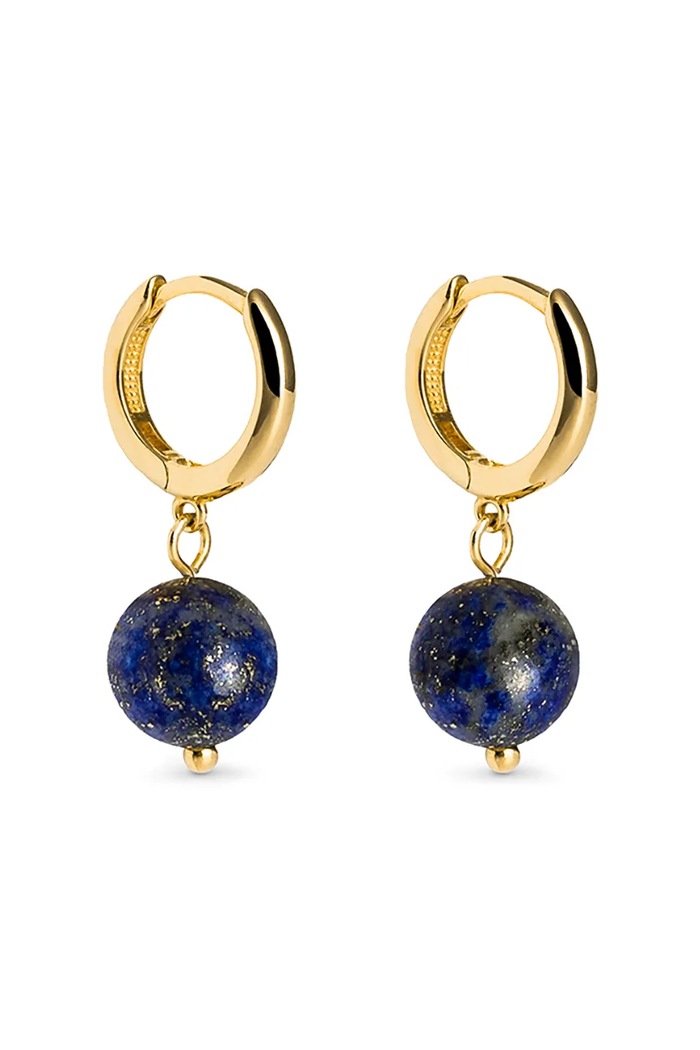 ANIA KRUK cercei pentru femei argint placat cu aur lapis lazuli SUMMER aur SAKKN3194Z