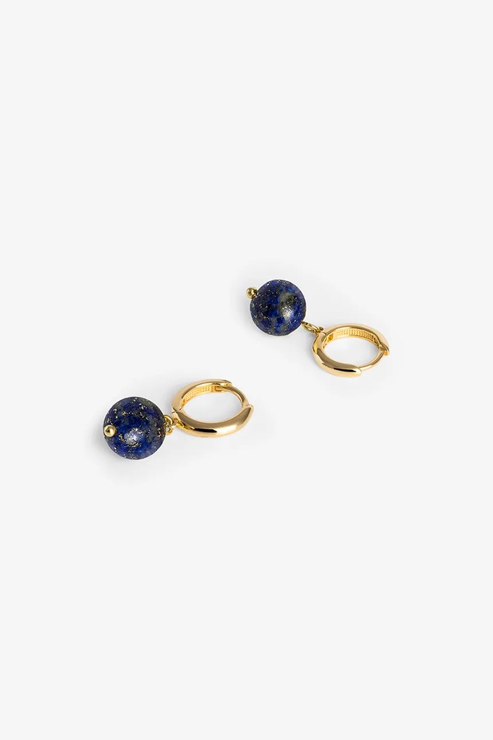 ANIA KRUK cercei pentru femei argint placat cu aur lapis lazuli SUMMER SAKKN3194Z aur ZS26