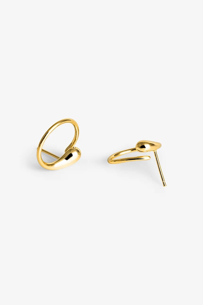 Accesorii ANIA KRUK cercei pentru femei, din alamă fără pietre VINTAGE MMRKM2440Z aur
