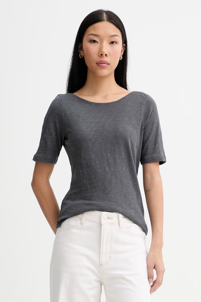 Marc O'Polo tricou pentru femei, din bumbac gri 5000014114