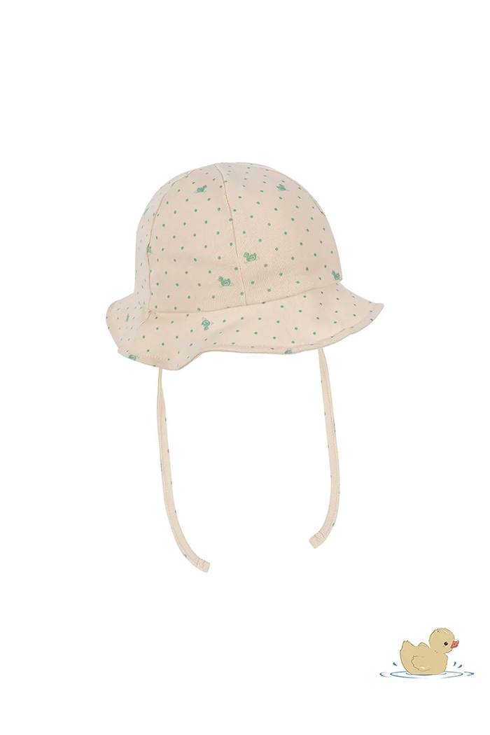Fanga Fontana kapa otroška bombažna FIO JERSEY SUN HAT OCS FA100064 bež ZS26