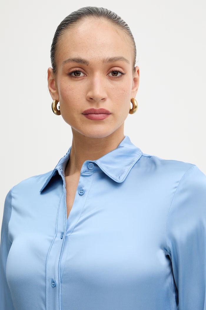 Silvian Heach cămașă SABAT albastru GPP26460CA