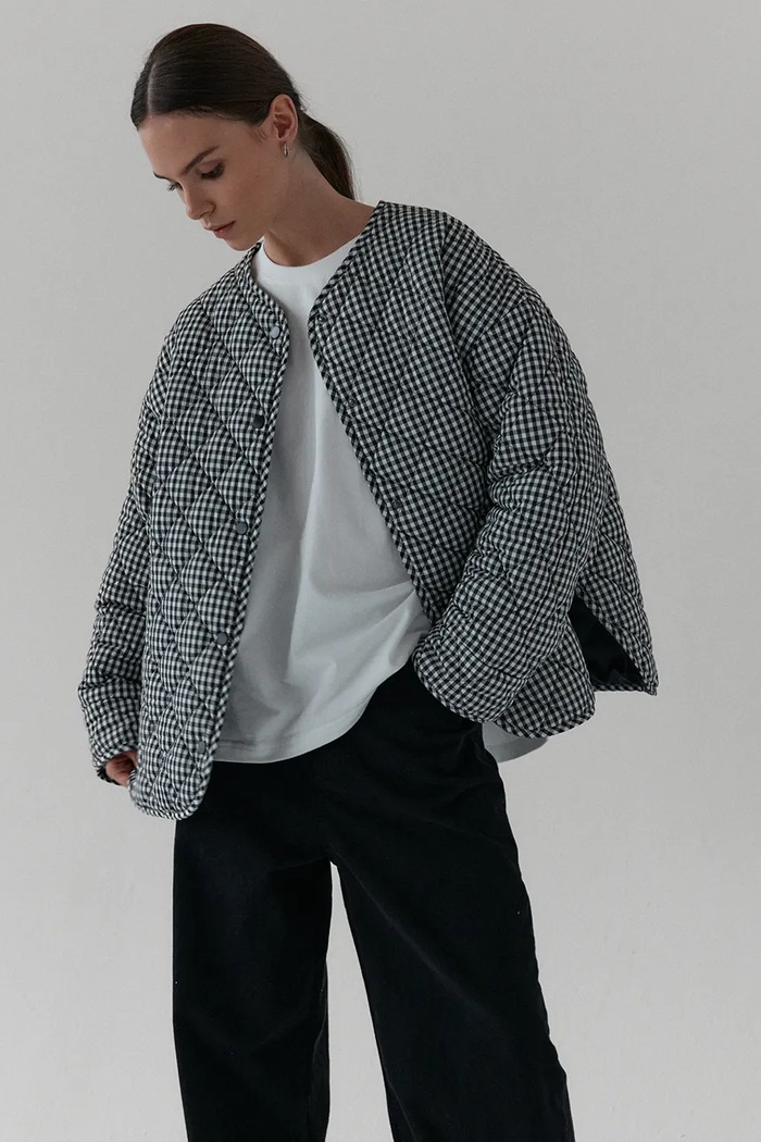 Muuv geacă de tranziție pentru femei MAR negru pik.kurtka.oversize.MAR